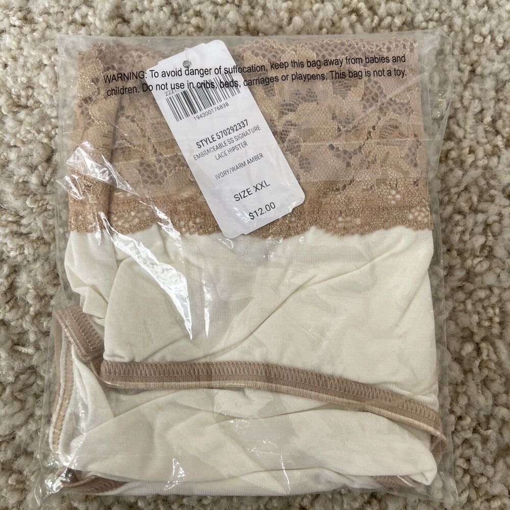 Soma Embraceable Lace Hipster Panties XXL - Lot Of 4 - New In Package - Picture 6 of 10